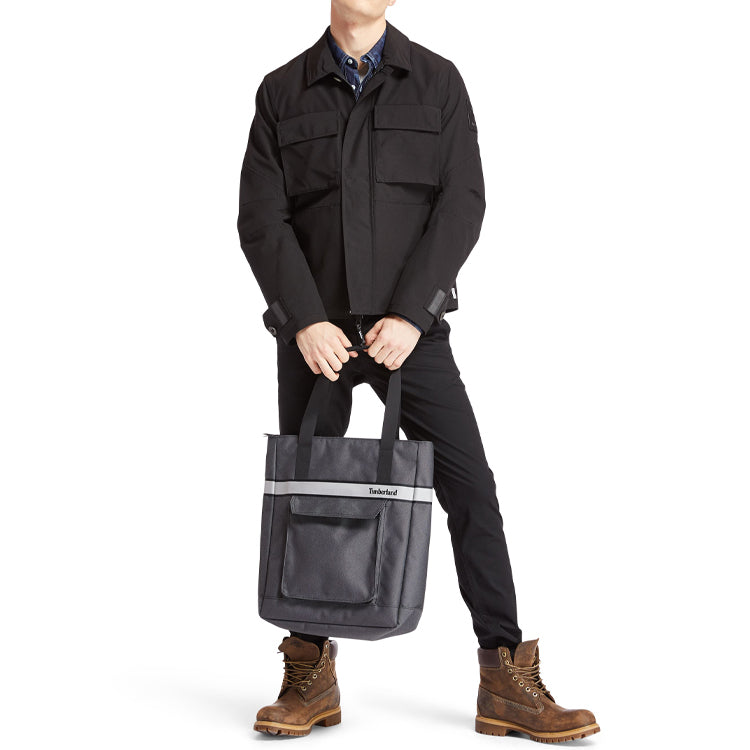 Men's Timberland Reflective Cargo Multiple Pockets Jacket Black A29VP001