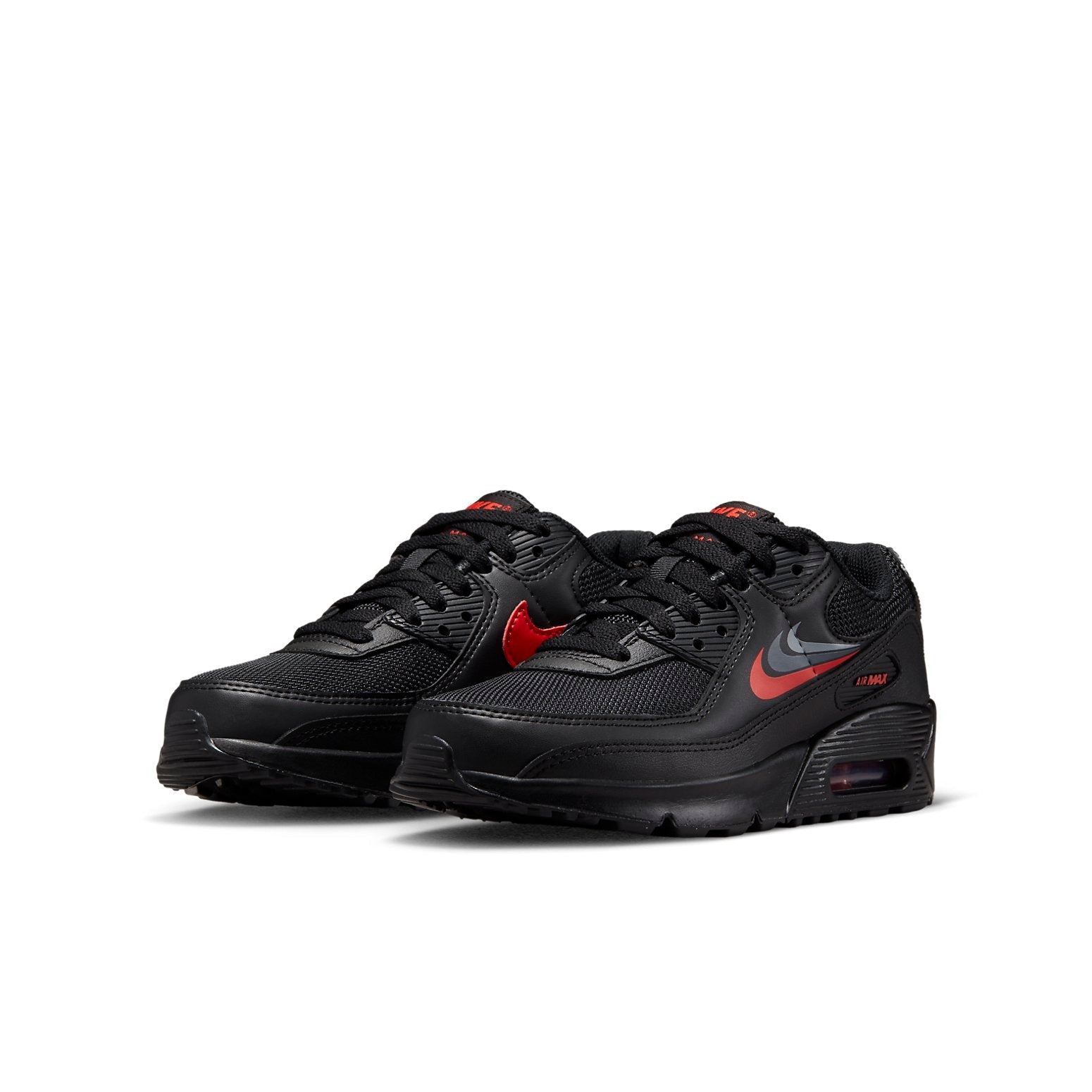 (GS) Nike Air Max 90 'Three Swoosh - Black' DX9272-001