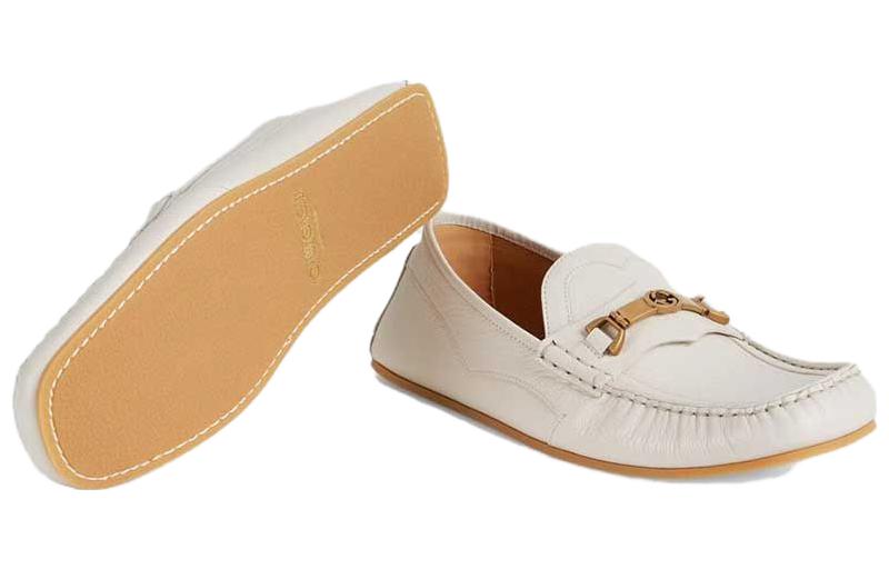 Gucci Interlocking G Loafers 'White' 655519-1XO00-9022