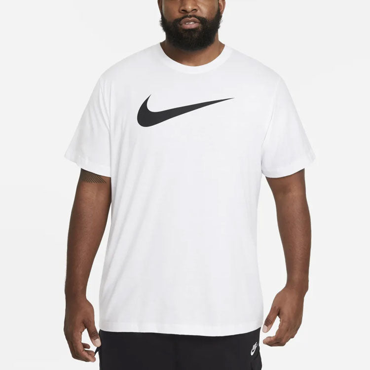Men's Nike Casual Sports Round Neck Breathable Short Sleeve White T-Shirt DC5094-100