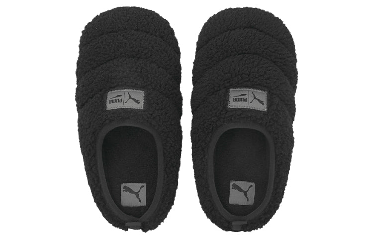 PUMA Scuff Sherpa Slippers 'Black' 384943-02