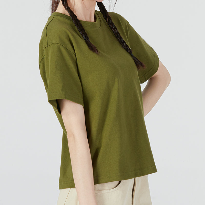 (WMNS) New Balance Tee 'Olive Green' AWT22317-GEH