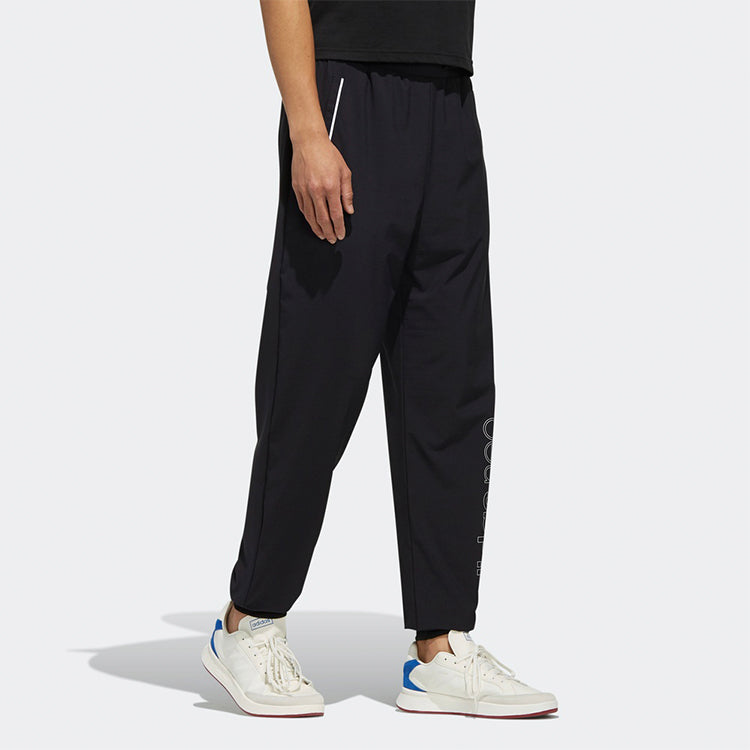 adidas neo Breathable Casual Sports Pants Black FI6599