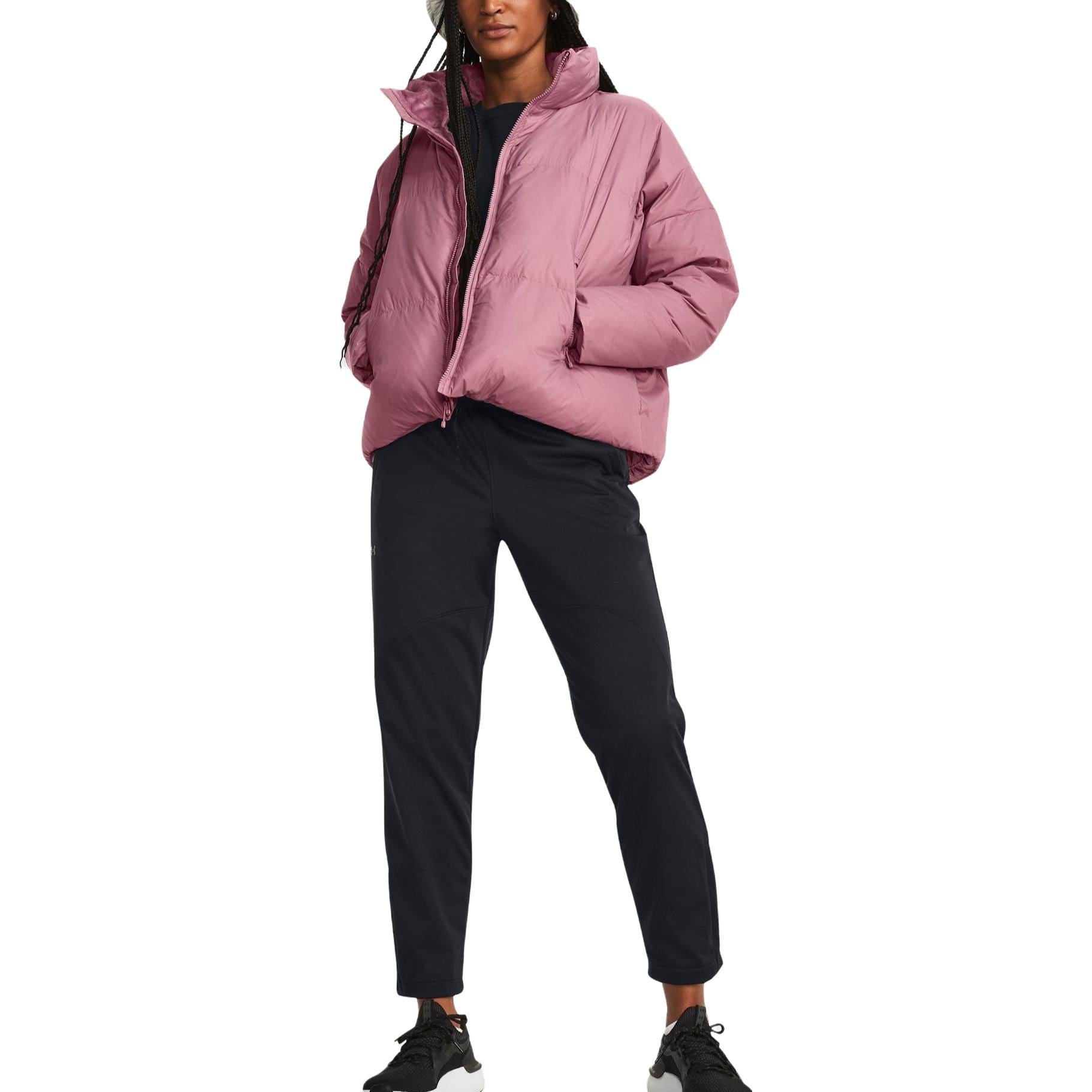 (WMNS) Under Armour ColdGear Infrared Down Puffer Jacket 'Pink' 1378858-697