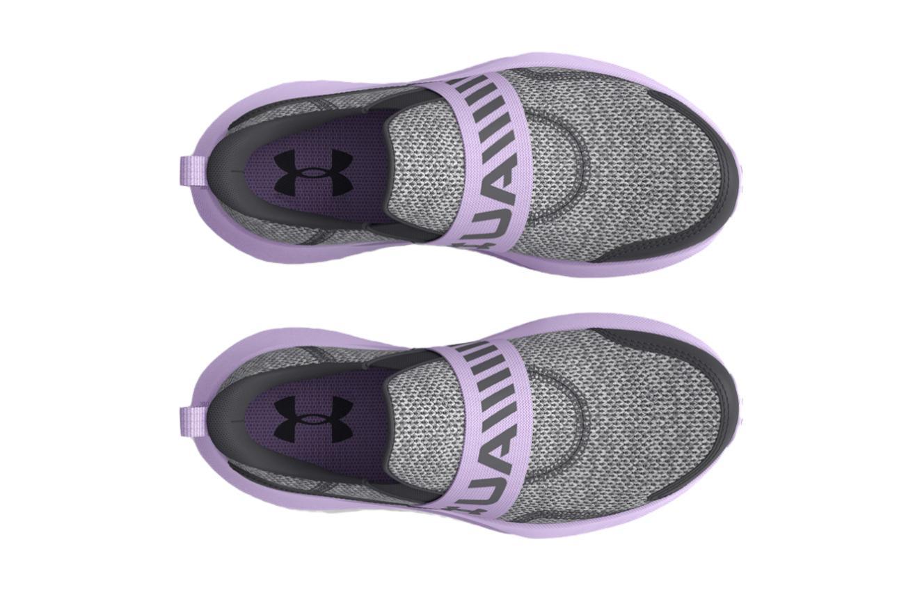 (PS) Under Armour Surge 3 Slip 'Jet Grey Nebula Purple' 3026532-101