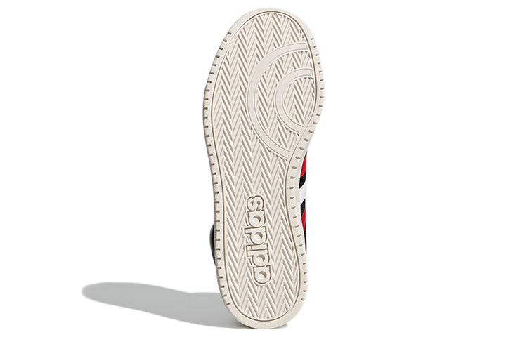 adidas Hoops 2.0 Mid 'Black Red White' FY5198