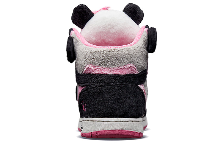 (GS) Skechers Sugarcanes Panda Shoes 'Black Grey Pink' 80689N-BKPK