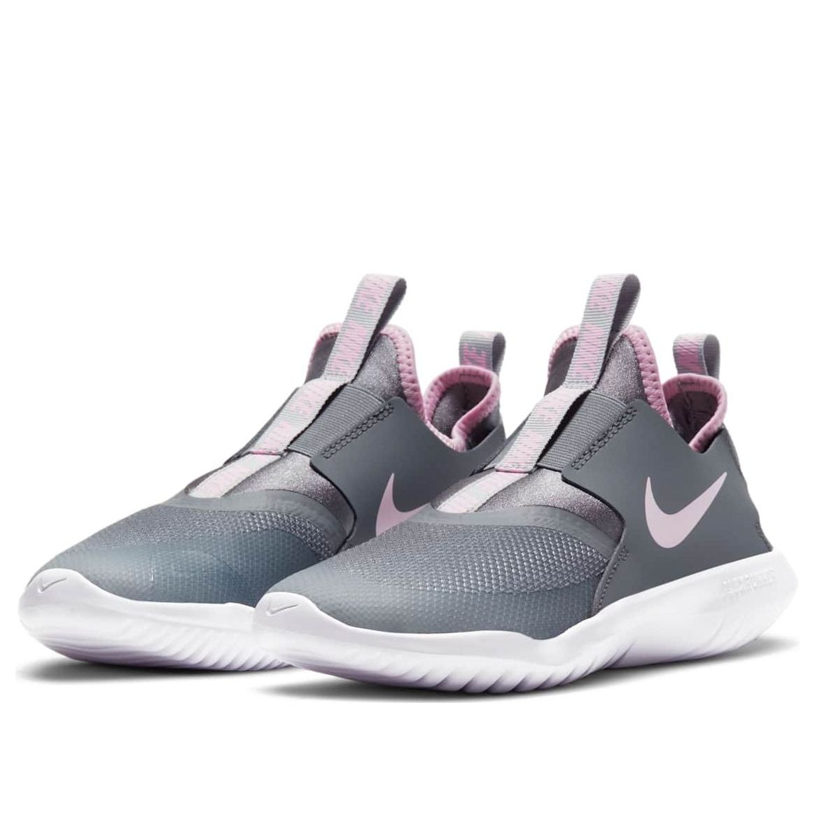(GS) Nike Flex Runner 'Smoke Grey Pink Foam' AT4662-018
