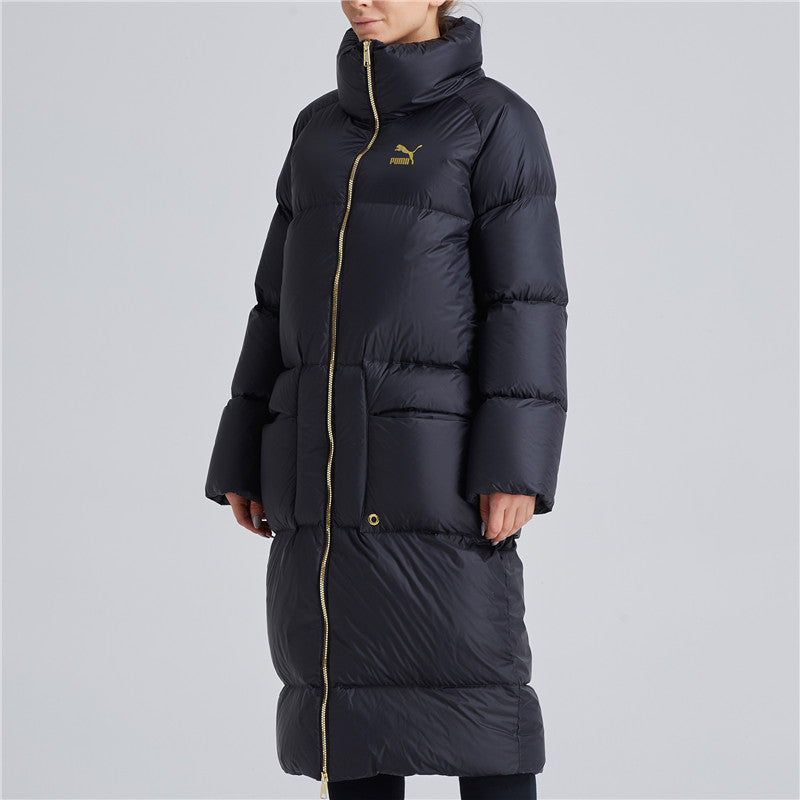 (WMNS) PUMA Longline Down Jacket 'Black' 575018-04