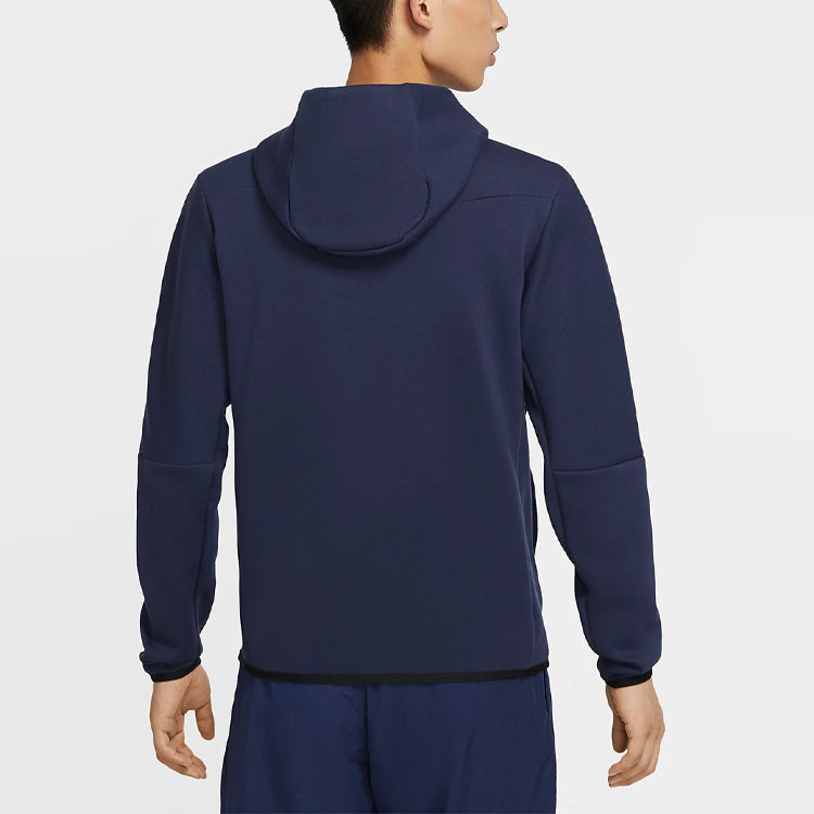 Nike Casual Sports Breathable Zipper Hooded Jacket Blue CU4489-410