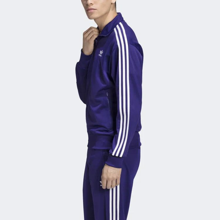 adidas originals Firebird Track Jacket Classic Sports Logo Purple ED6994
