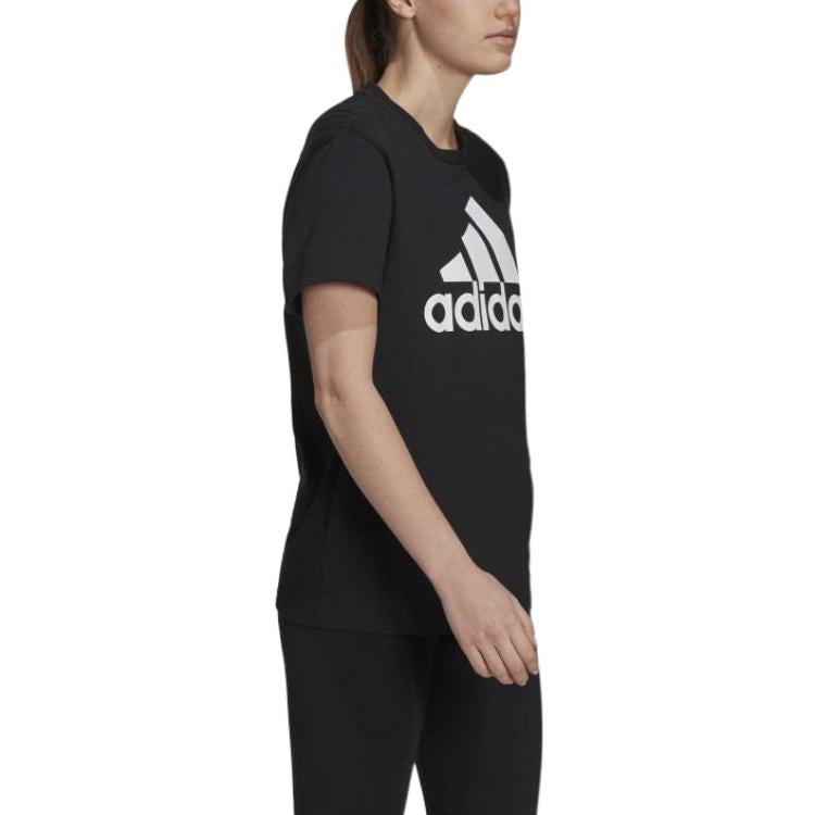 (WMNS) adidas originals Essentials Short Sleeve T-shirt 'Black' GL0781