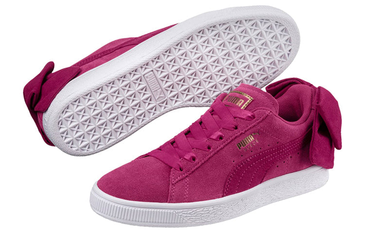 (WMNS) PUMA Suede Bow Pink/Purple 366779-03