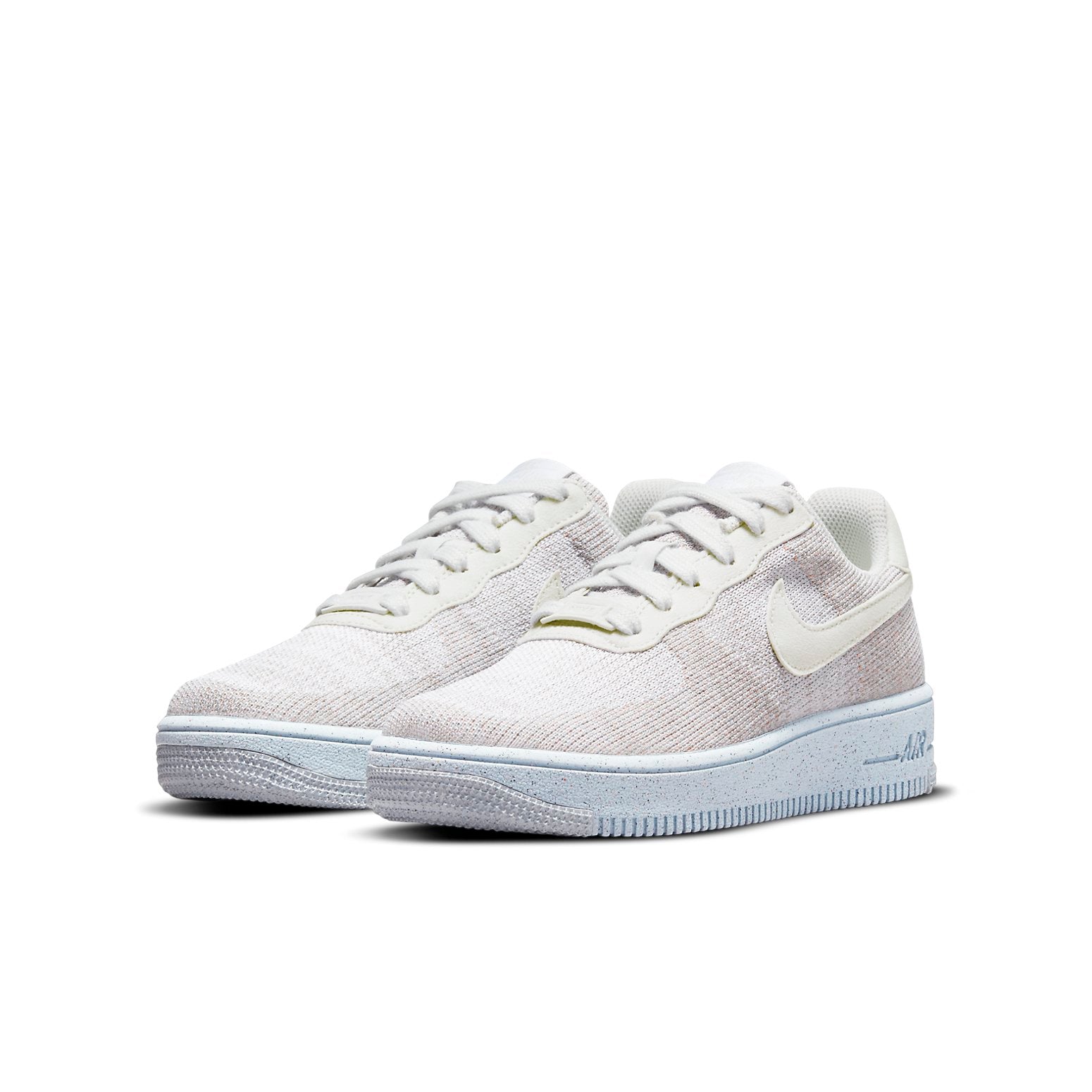 (GS) Nike Air Force 1 Crater Flyknit 'White Chambray Blue' DH3375-101