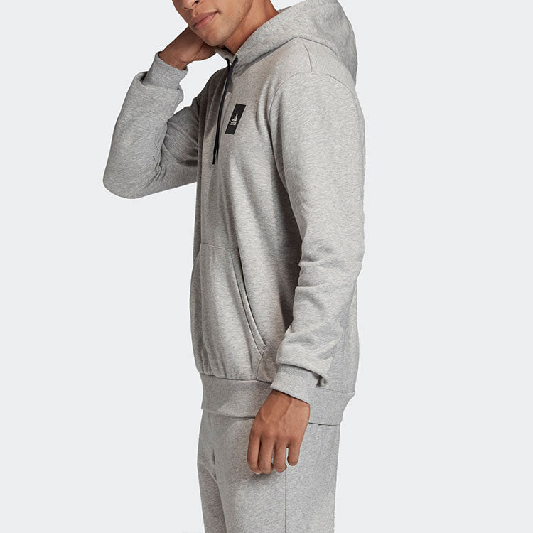 adidas Must Haves Graphic logo Printing Cozy Sports Gray FL4023