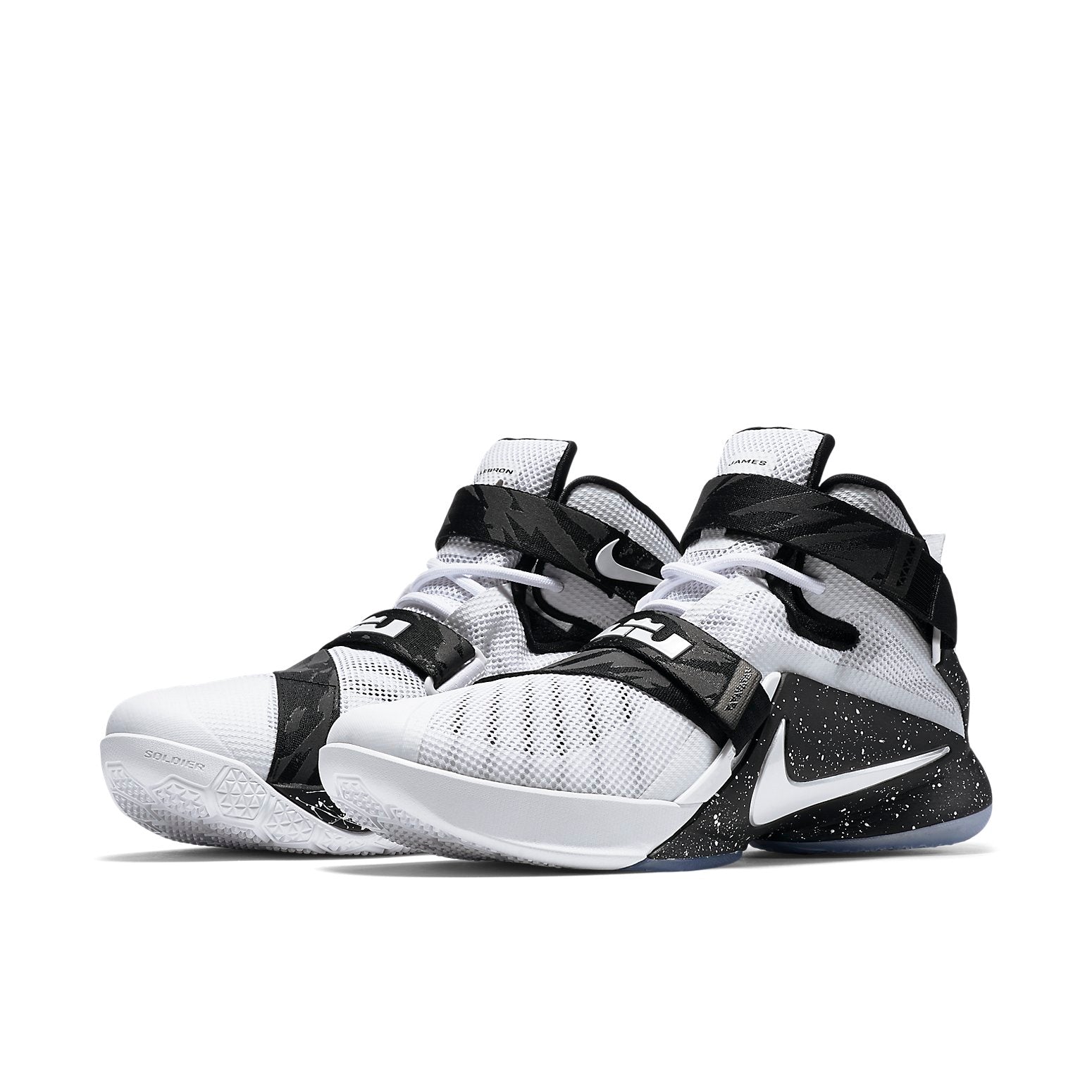 Nike LeBron Soldier 9 'Black White' 749491-110