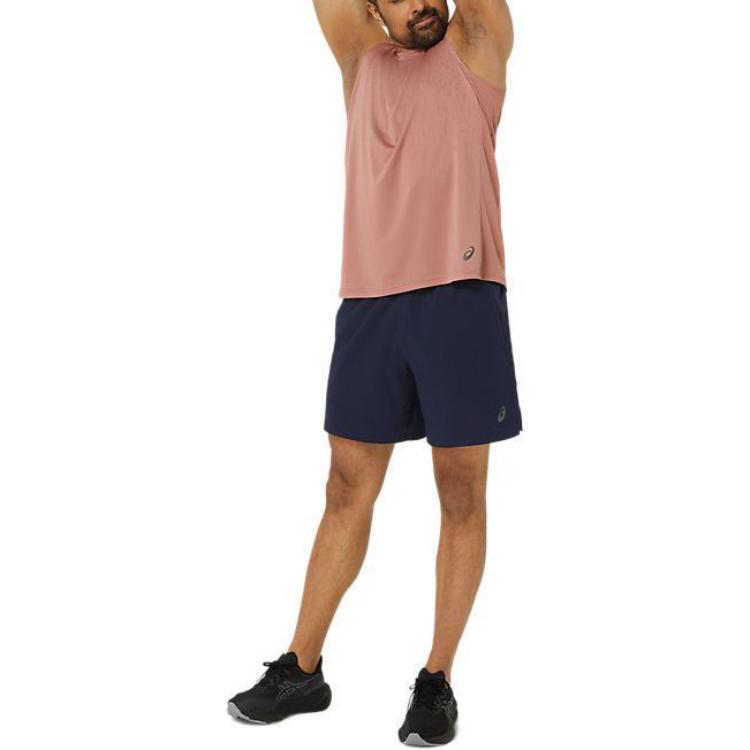 ASICS ACTIBREEZE 7" Light Weight Woven Shorts Asia Sizing 'Midnight' 2031E509-402