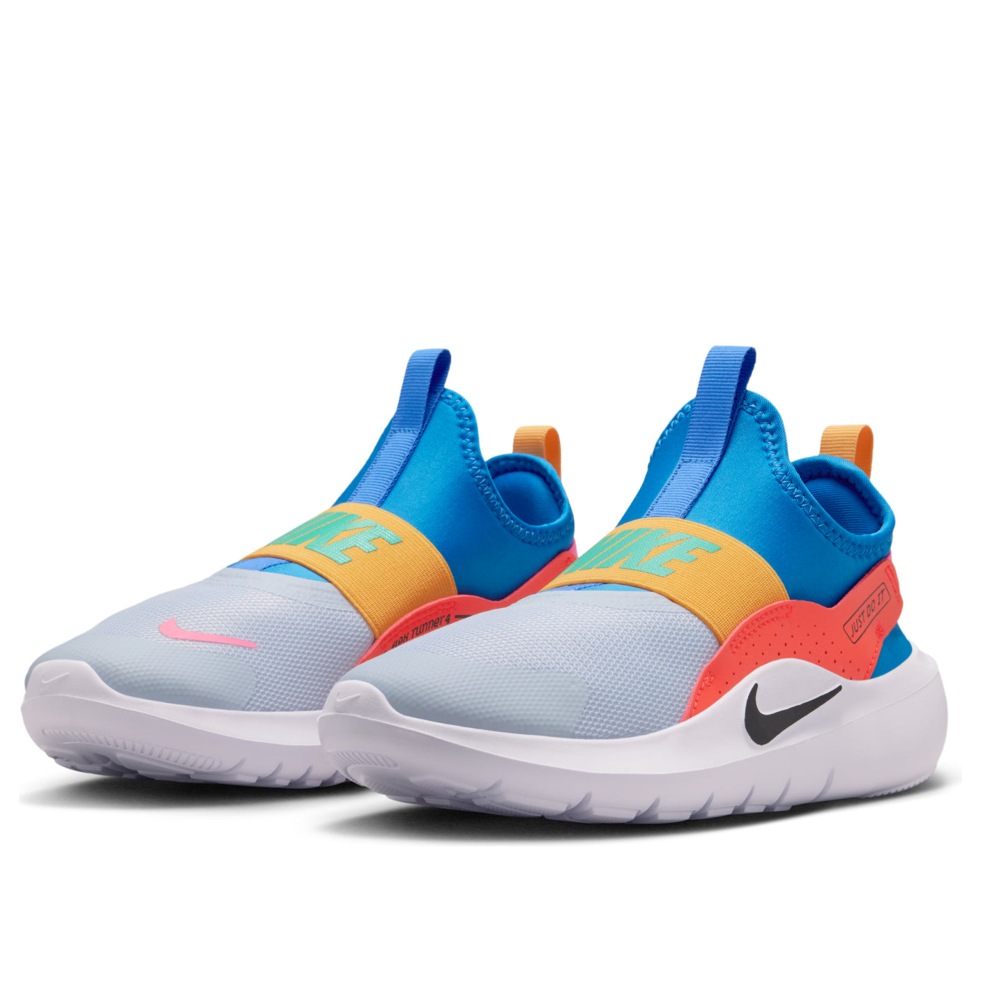 (GS) Nike Flex Runner 4 'Blue Crystal Picante Red' IF2893-404