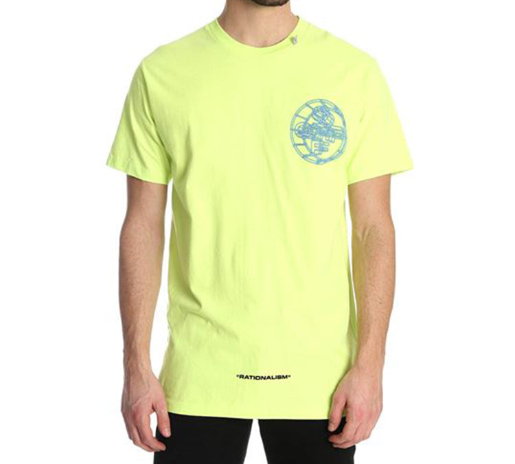 Off-White Logo Printed Men Yellow/Green OMAA027R201850036288
