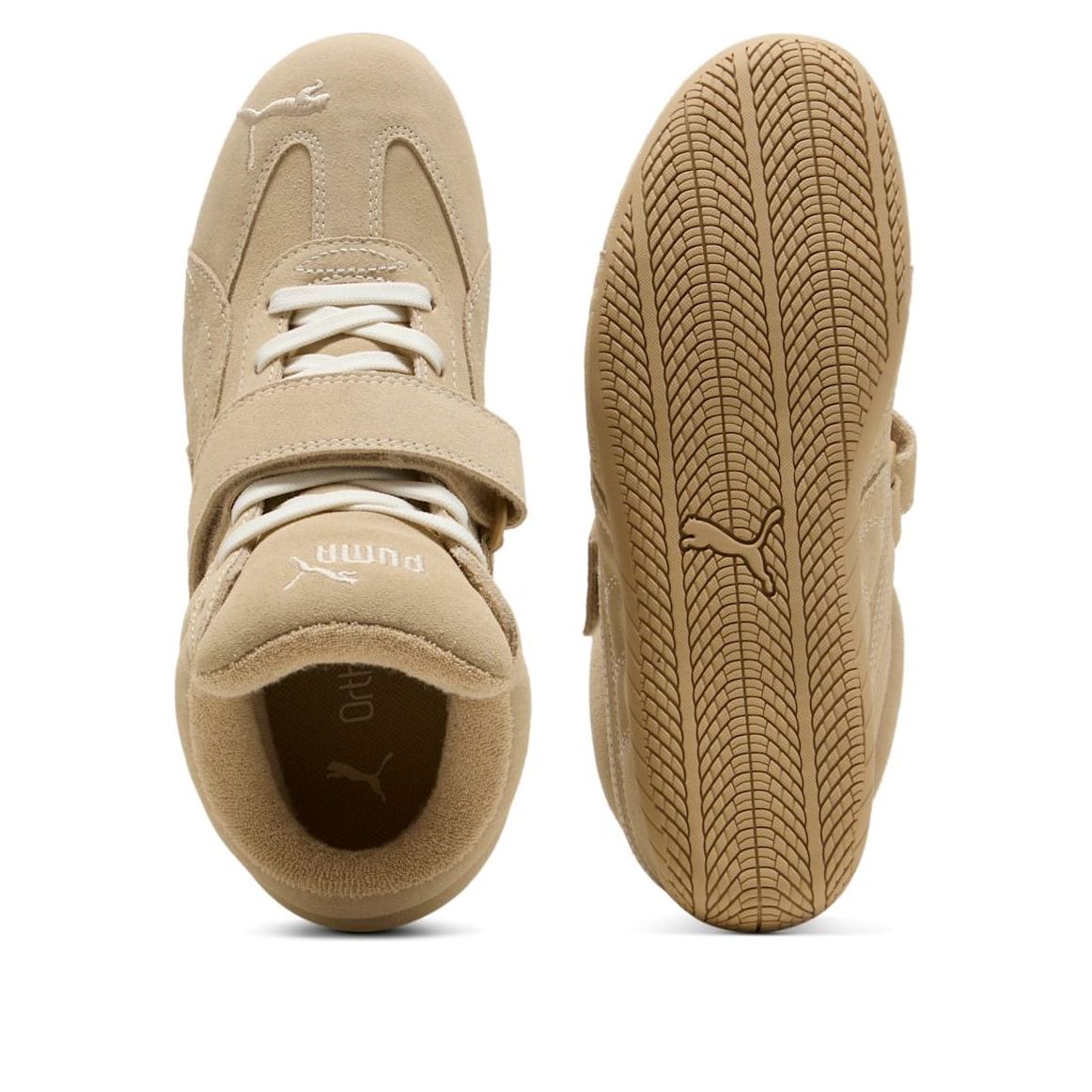 (WMNS) PUMA x Alexander McQueen Speedcat Mid Wedge 'Beige' 408118-01
