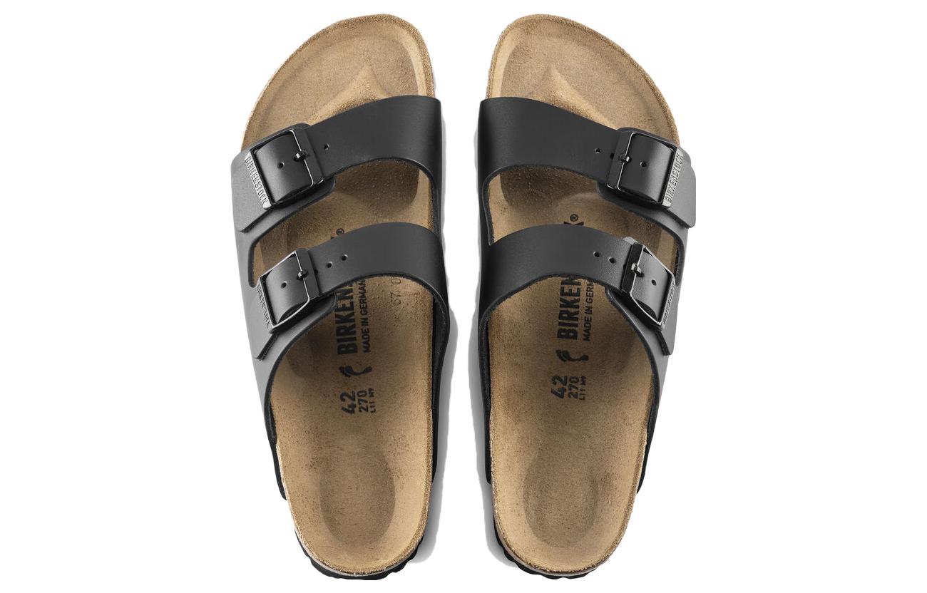 Birkenstock Arizona Birko Flor Narrow Fit Sandals 'Black' 0051193