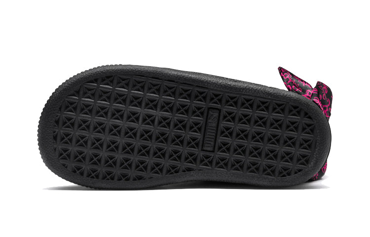 (PS) PUMA X Barbie Suede Classic Leisure Shoes Black 366658-01