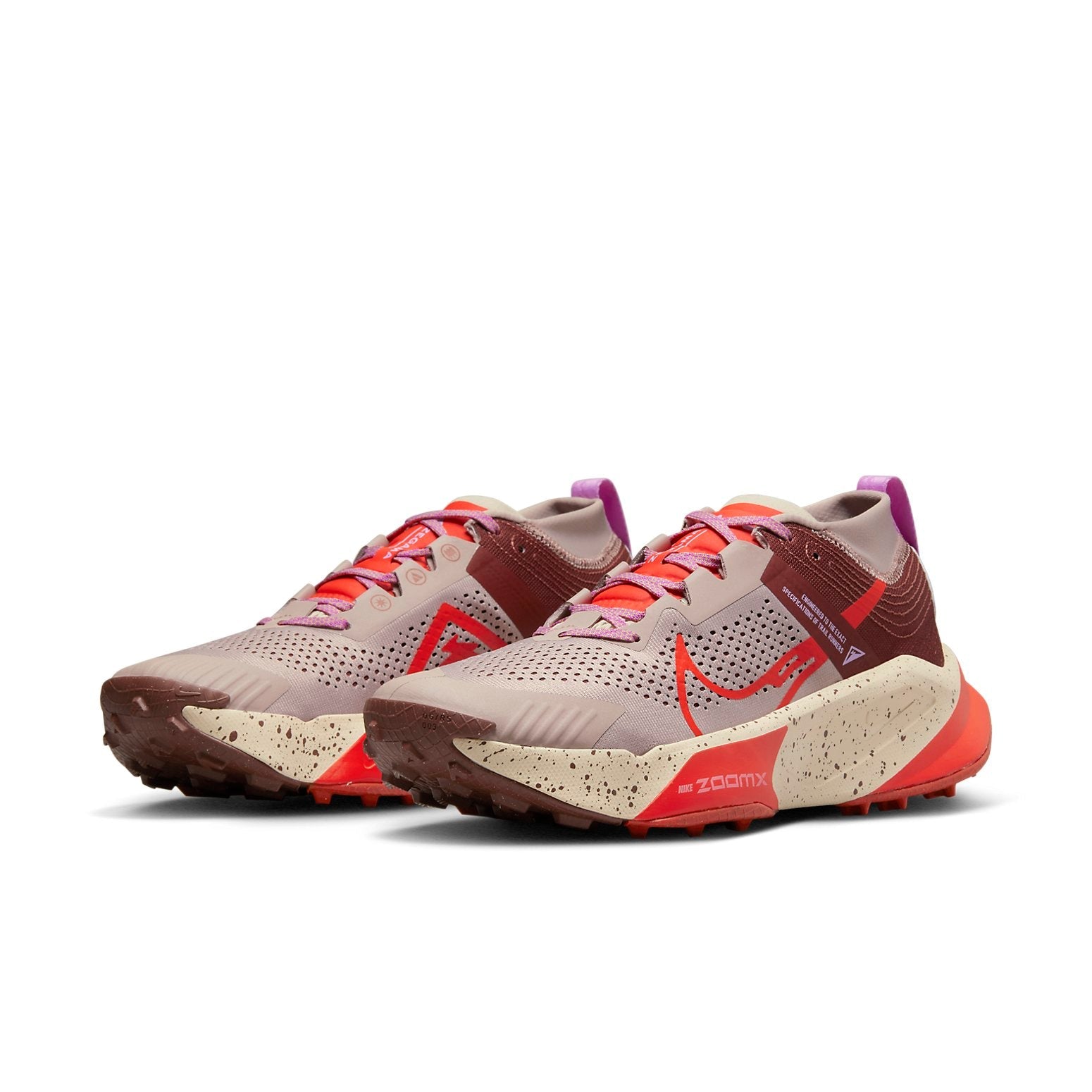 Nike ZoomX Zegama Trail 'Diffused Taupe Dark Pony Sand Drift Picante Red' DH0623-200