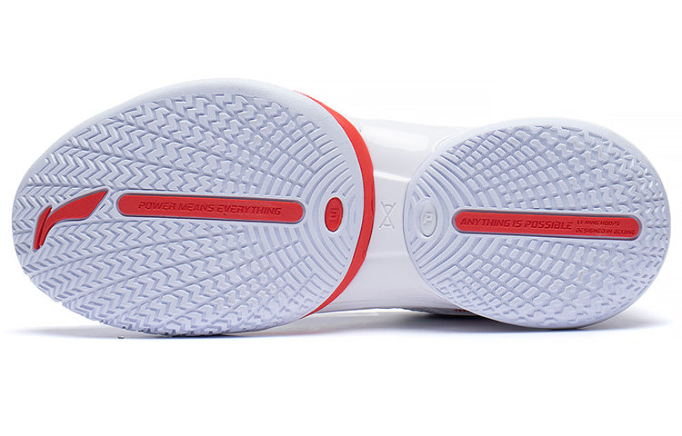 Li-Ning Power 8 Mid 'White Red Black' ABPS073-3