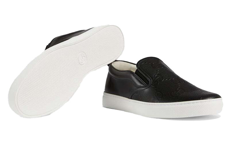 Gucci Slip-On 'GG Embossed - Black' 407364-1XK20-1000