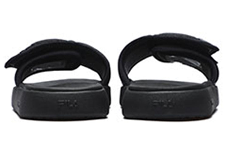 FILA FUSION Donut Slippers 'Black' T12M227506FBA