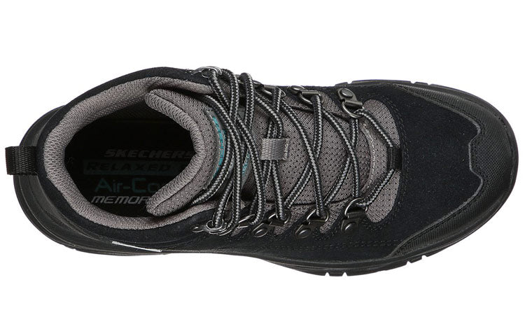 (WMNS) Skechers Trego-El Captian High-Top Black 158254-BKGY