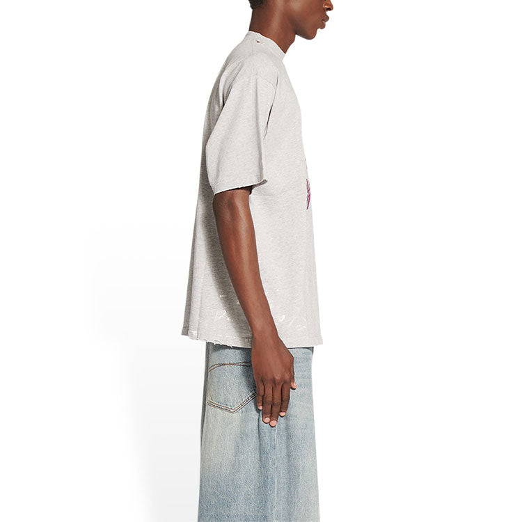 Balenciaga 90/10 T-Shirt Large Fit 'Light Grey' 641675TMVH32569