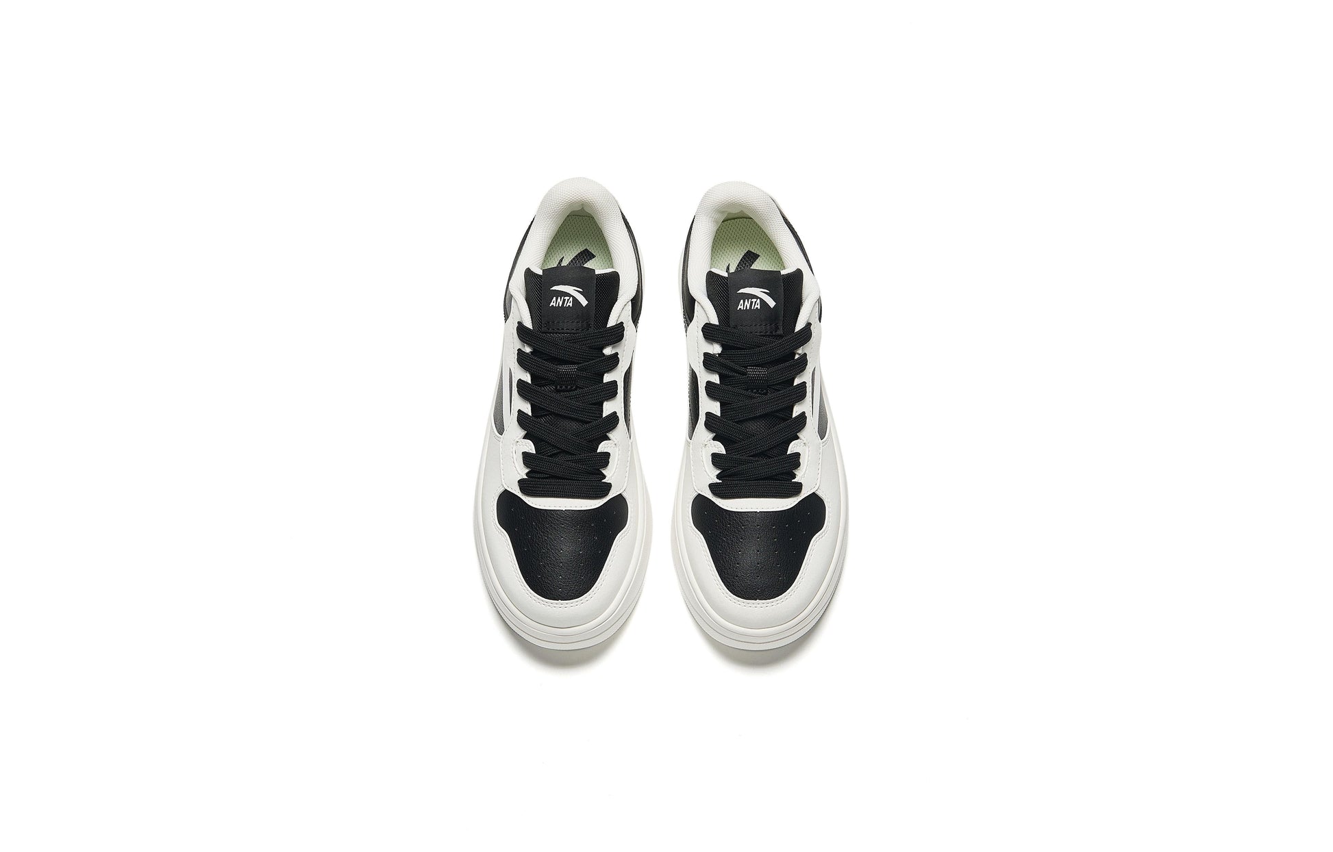 (WMNS) ANTA Skateboarding Series Sneakers 'White Black' 922418001Q-3
