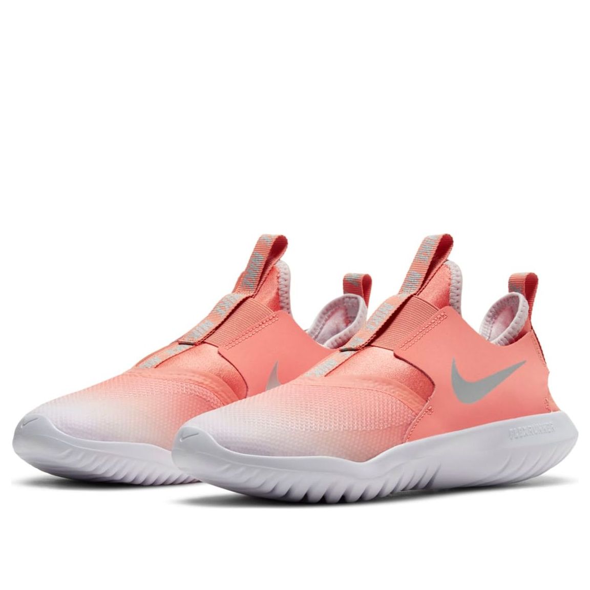 (GS) Nike Flex Runner 'Crimson Bliss Metallic Platinum' AT4662-608