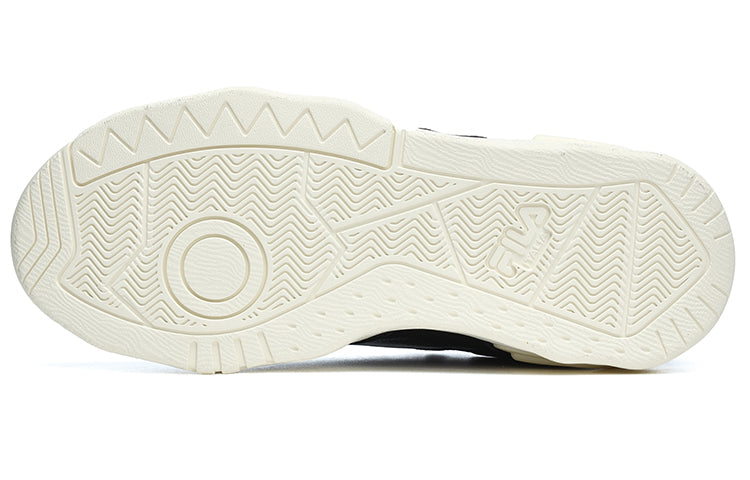 (WMNS) FILA FUSION Kick Sneakers 'Black White' T12W242203FBC