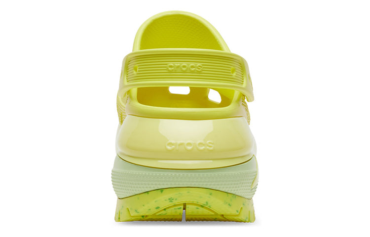 (WMNS) Crocs Classic Crush Clogs 'Fluorescent Green' 207988-76M