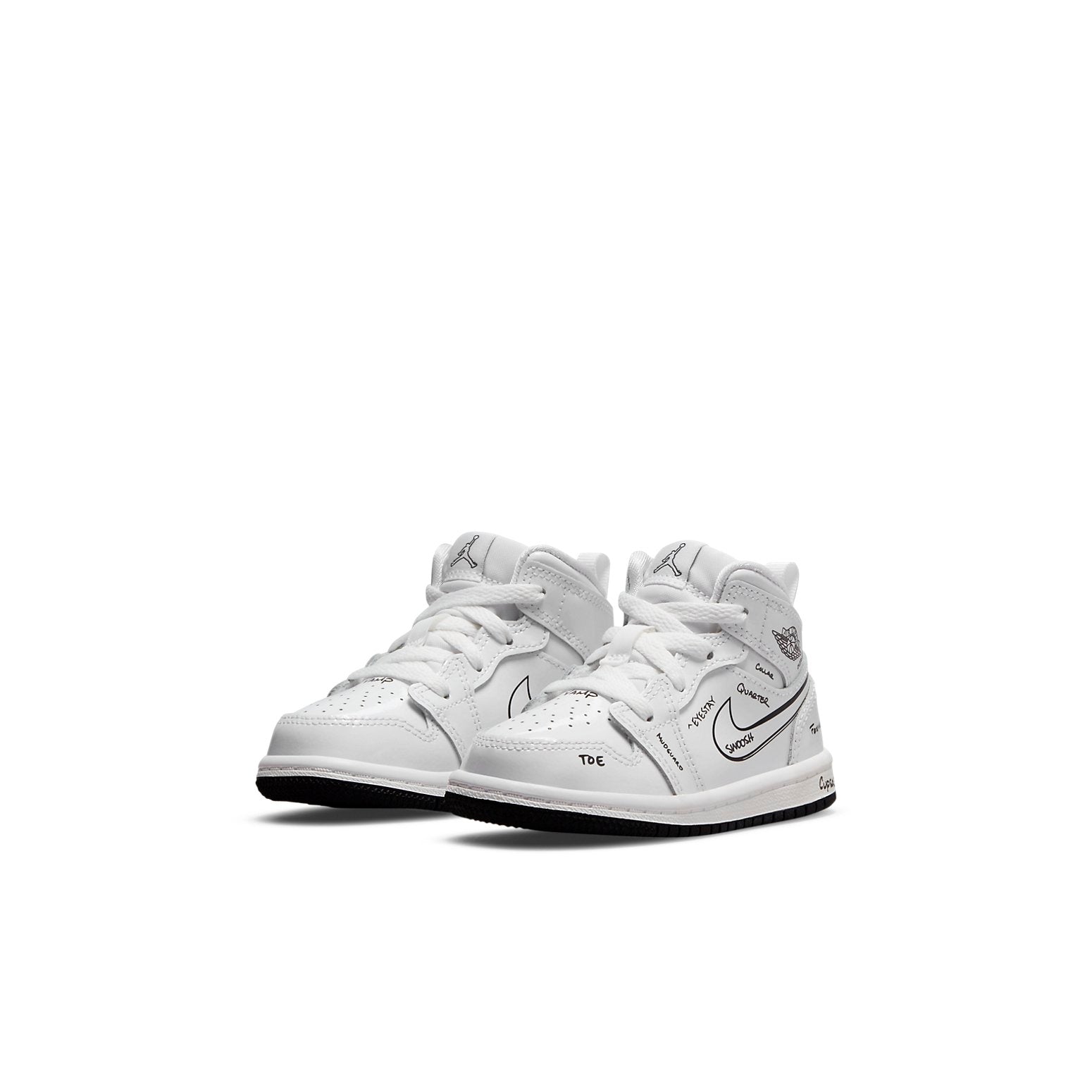(TD) Air Jordan 1 Mid 'Schematic' DQ1865-100