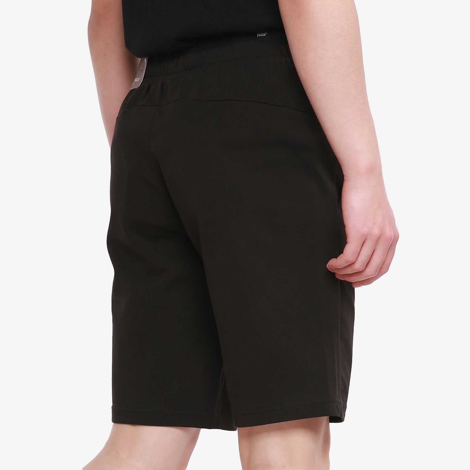 PUMA Essentials Short 12" Cotton 'Black White' 588722-01