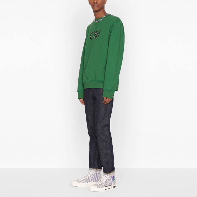 Men's DIOR x KENNY Crossover Alphabet Large Sports Green 193J687A0531-C679
