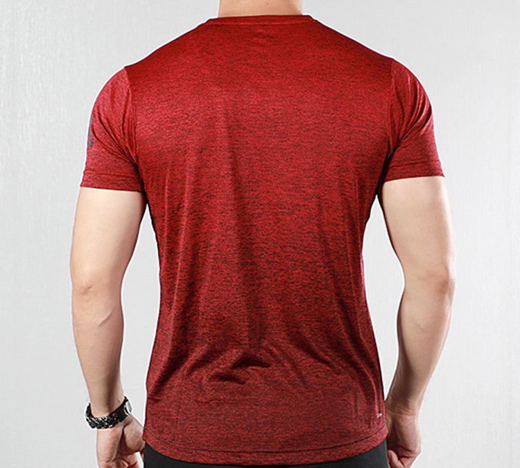 adidas Training Sports Short-sleeveTee Men Red EC1090