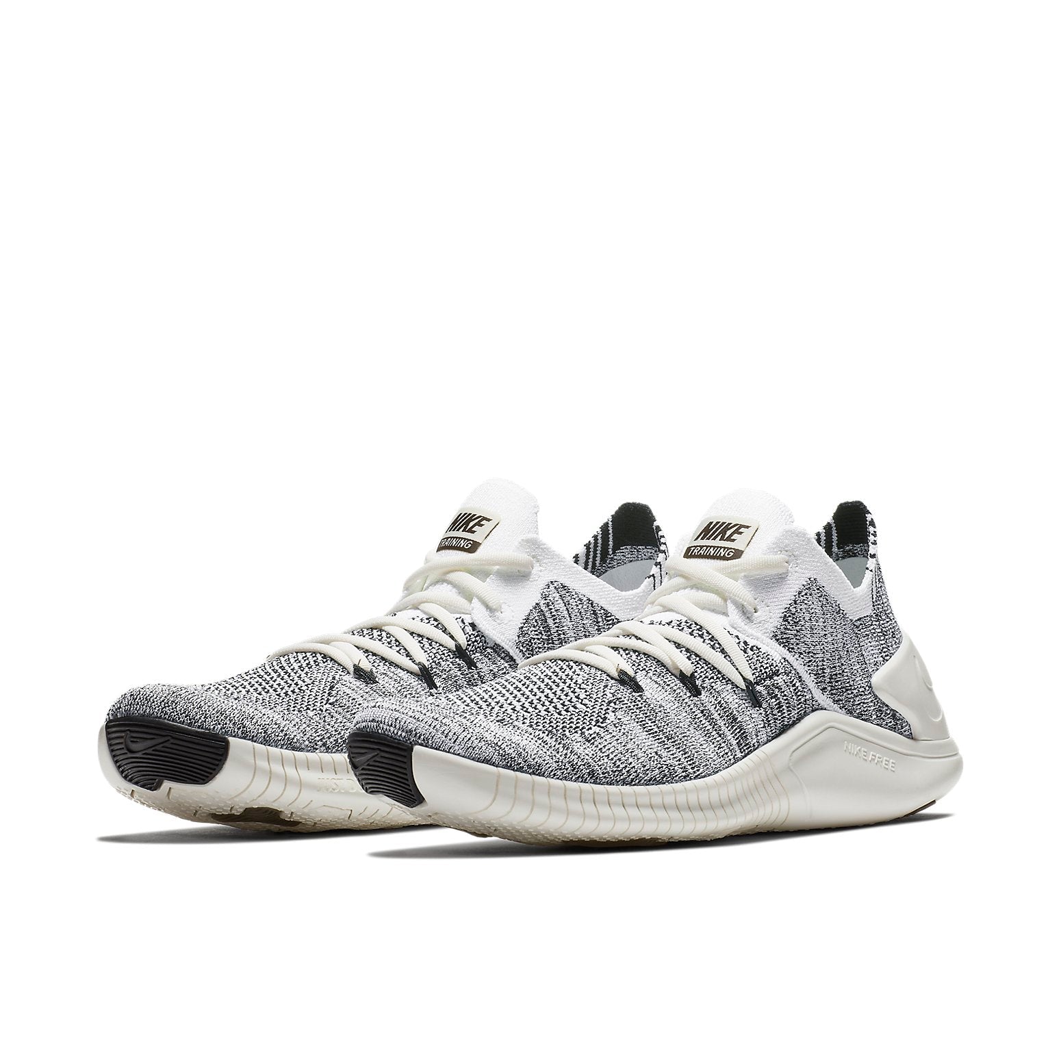 (WMNS) Nike Free TR Trainer Flyknit 3 'White Black' 942887-101