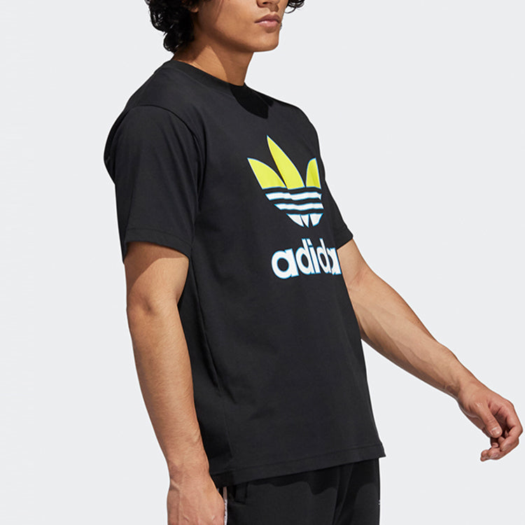 adidas originals Men s Road to Tokyo Trefoil Crew Neck Black GL5138