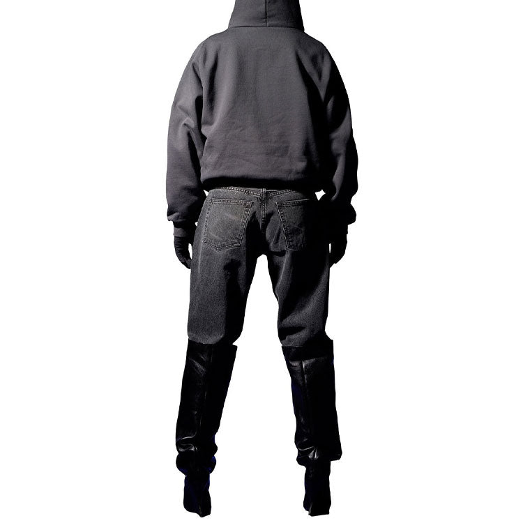 Yeezy Gap SS22 Logo Shrunken Hoodie 'Dark Grey' YEEZY-SS22-212