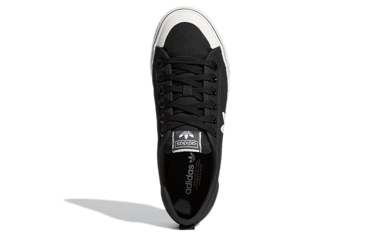 (WMNS) adidas Nizza Trefoil 'Core Black White' GZ7290