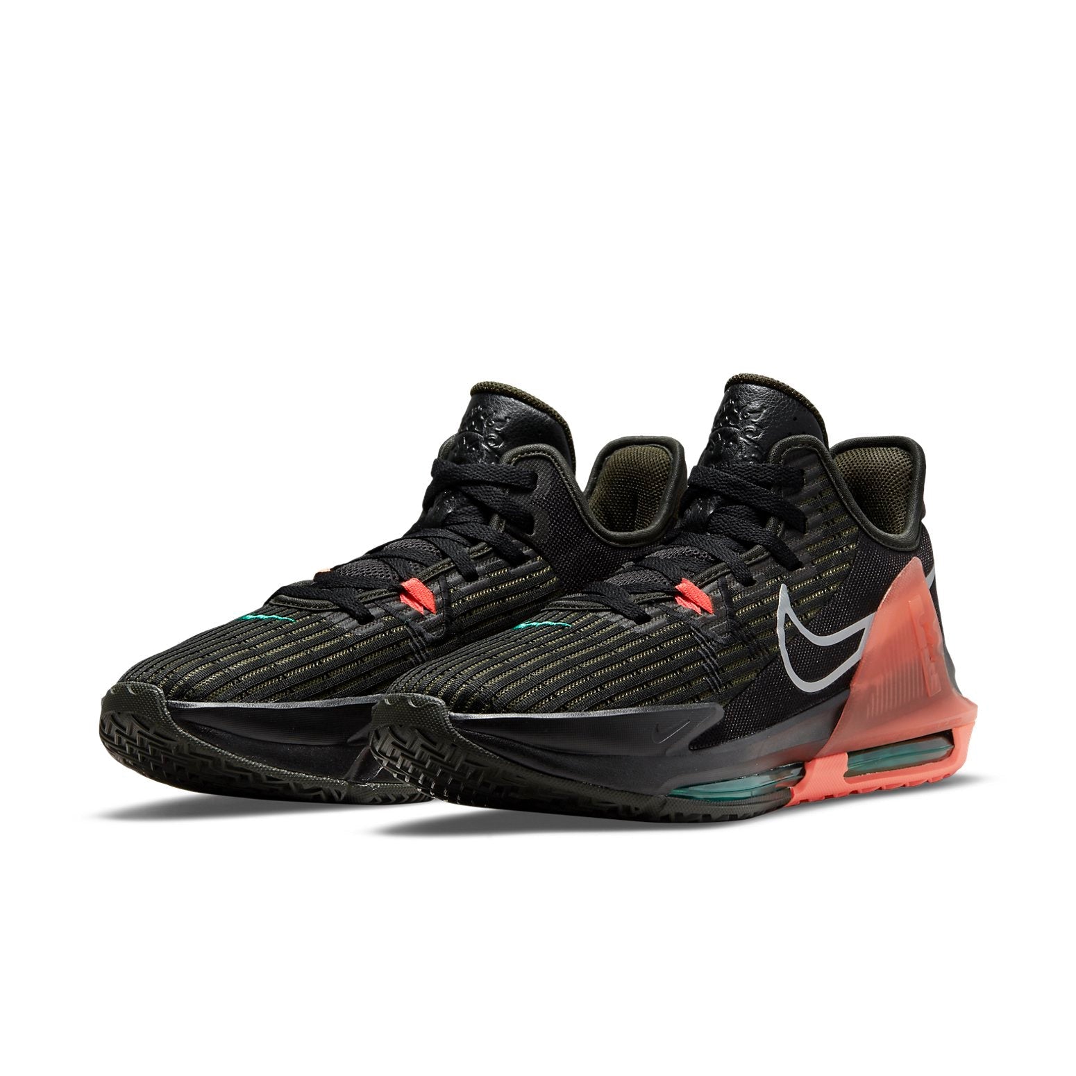 Nike LeBron Witness 6 'Black Sequoia Crimson Pulse' CZ4052-001