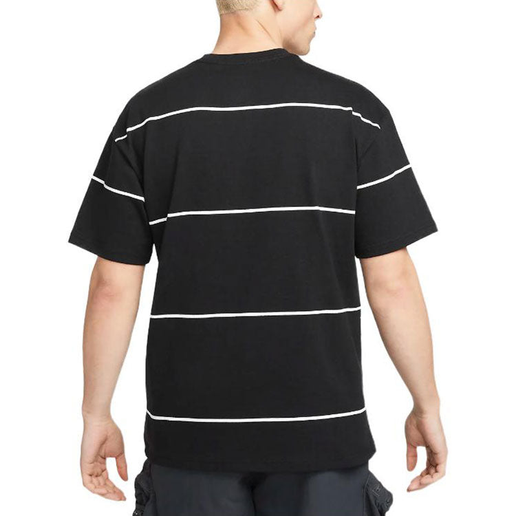 Nike SS22 ACG Stripe Round Neck Pullover Short Sleeve Black DQ4957-010