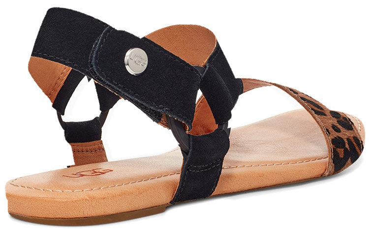 (WMNS) UGG Rynell Leopard 'Brown Black' 1118470-BKT