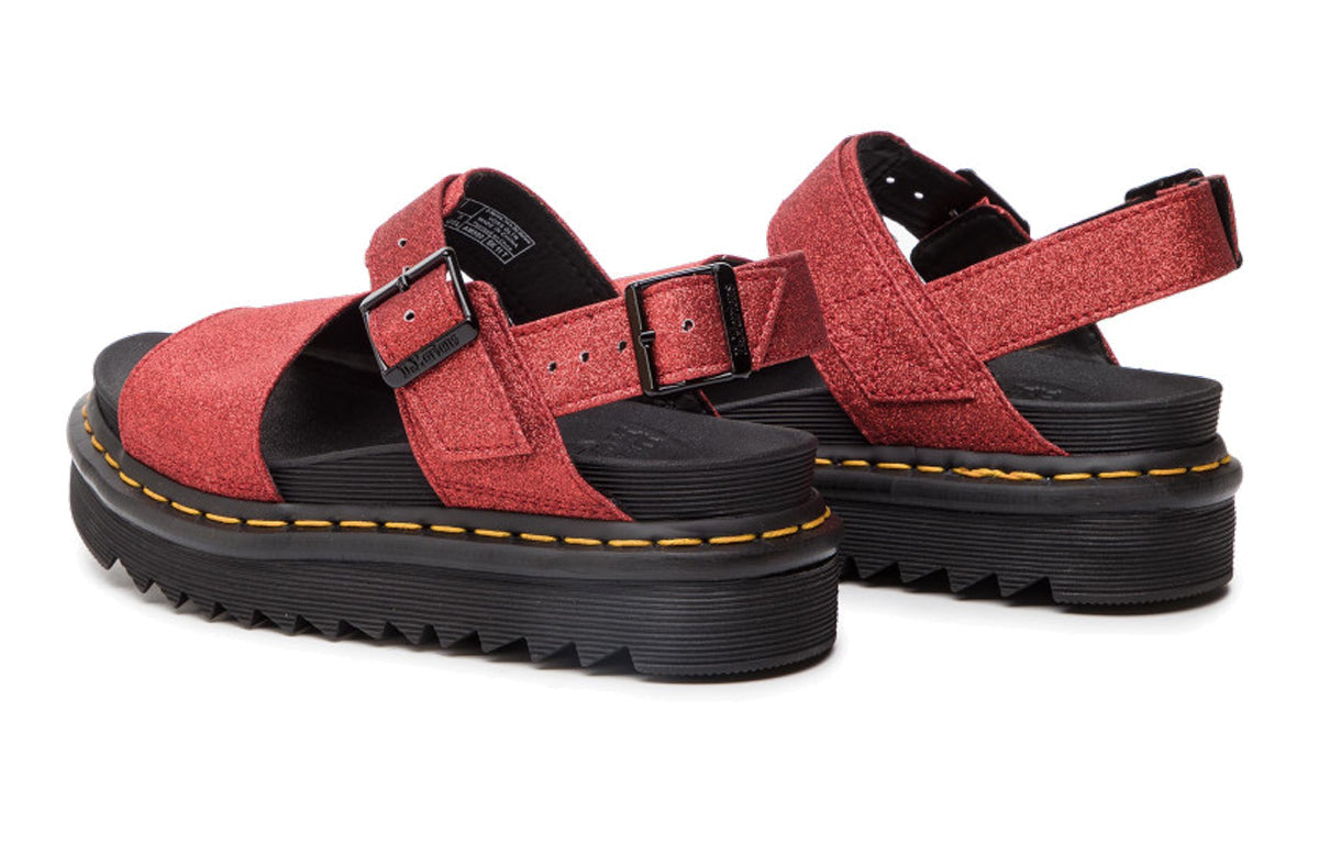 (WMNS) Dr. Martens Flatform-Sandles Red 24818602