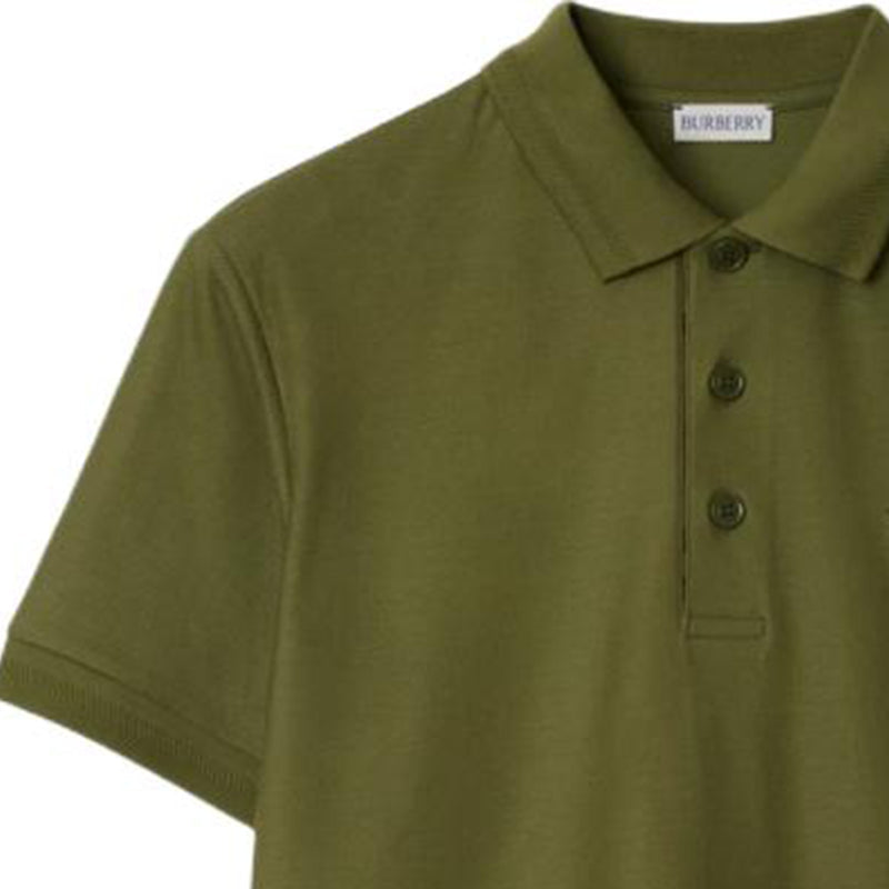 Burberry 26 Cotton Polo Shirt 'Olive Green' 80991641