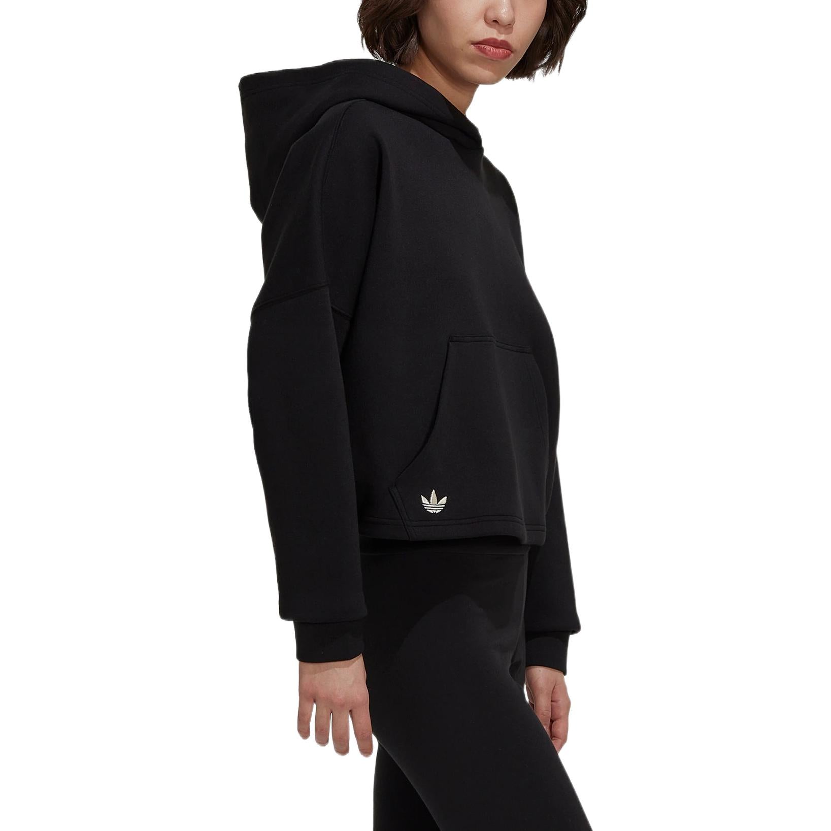 (WMNS) adidas Adicolor Neuclassics Hoodies 'Black' HT8847